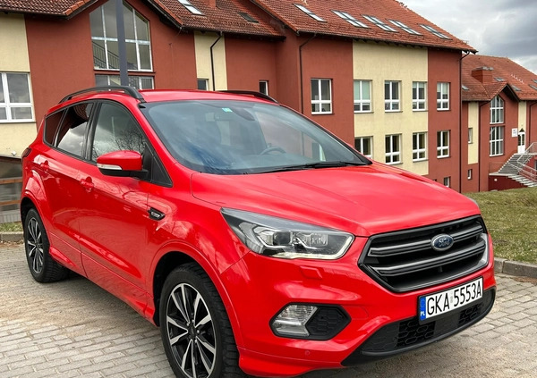Ford Kuga cena 70002 przebieg: 167538, rok produkcji 2017 z Lębork małe 667